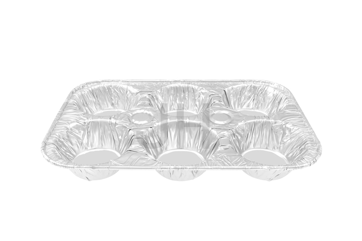 Reasonable price for Mini Foil Pie Pans - Aluminum Muffin Pan MUF250-6 – Jiahua