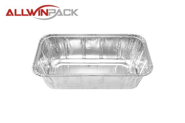 18 Years Factory Small Aluminum Foil Pans - 2Lb loaf pan Foil Container AR1040R – Jiahua