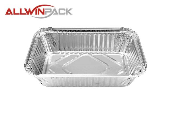 2018 Latest Design Food Tray Aluminum - Rectangular container AR893 – Jiahua