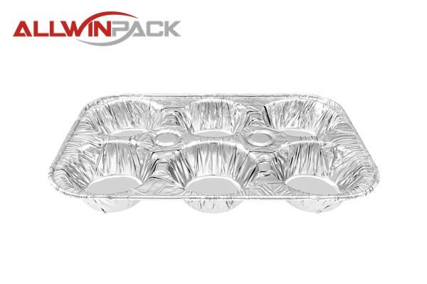 China wholesale Foil Container - Quoted price for China 6-Piece Nonstick Bakeware Set Cake/Cookie/Muffin/Loaf Pan – Jiahua