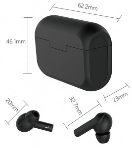 Fashion Design Anc Tws Earbud Blothooth Earphones With Microphone For Ios Iphone Android Samsung