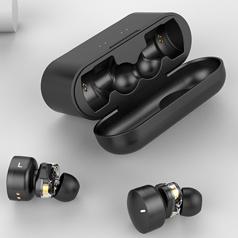 Dual Mic Noise Cancelling Gaming TWS Dual Drivers Earphones Mini In Ear Headphone waterproof earbuds Featured Image