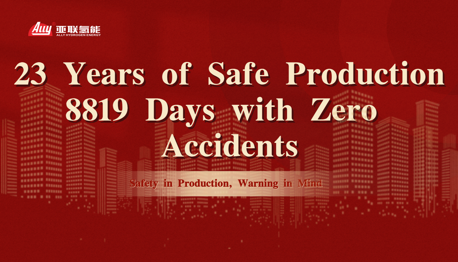 23 rokov bezpečnej výroby, 8819 dní bez nehôd