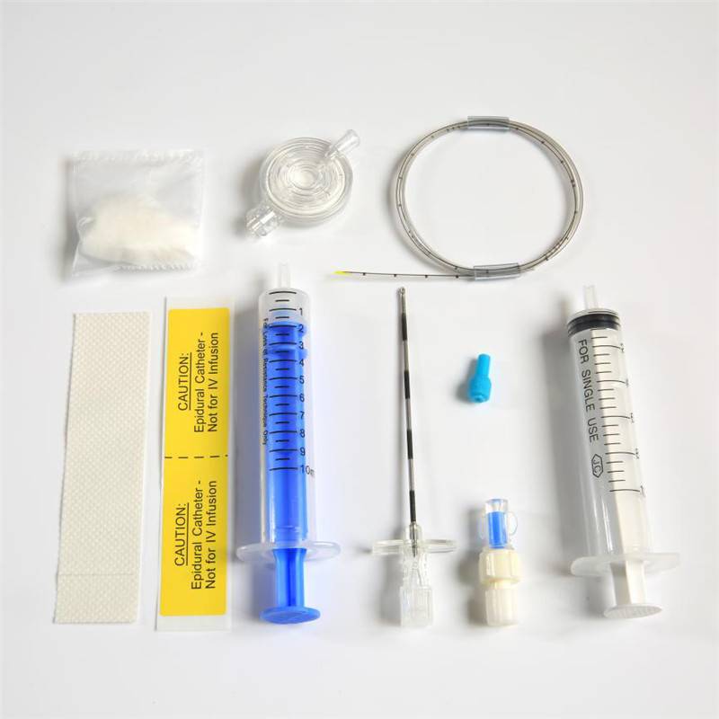 disposable medical epidural catheterneedlesyringe Anesthesia syringe (1)