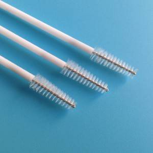 Disposable Plastic Handle Cyto Cleaning Head Cervical Brushes