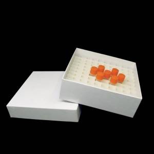 high quality 100 Holes 2ml 1.8ml Paper Freeze Cardboard Cryotube Box