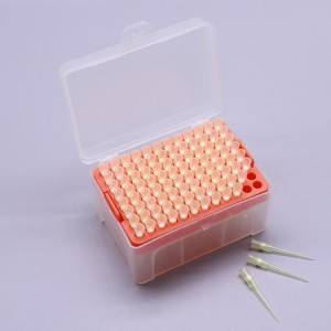 high quality laboratory filter plastic pipette tips box with rack