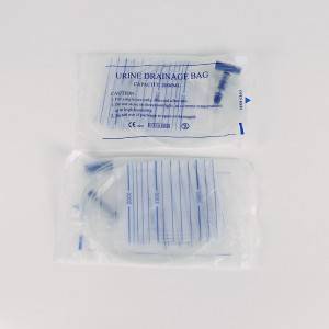 High quality Sterile by ethylene oxide gas Urine Bag