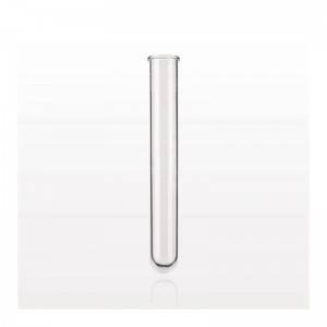 high quality laboratory borosilicate glass flat test tube