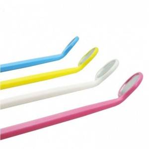 Eco-friendly disposable sterile colorful dental mouth mirror