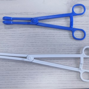 Medical surgical forceps head positioning puncture plastic forceps hemostatic clamp tool