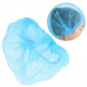 Disposable Bouffant Cap Nurse Medical Home Hair Net Head Dust Cover