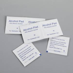 Medical Non-Woven Fabric 75% Isopropyl Alcohol Prep Pad