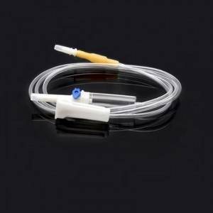 Medical Disposable Infusion Giving Set With Luer Lock Y Connect Infusion Set