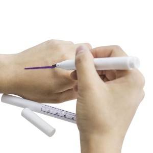sterile non toxic medical marker pen skin marking pens erasable skin marking pens