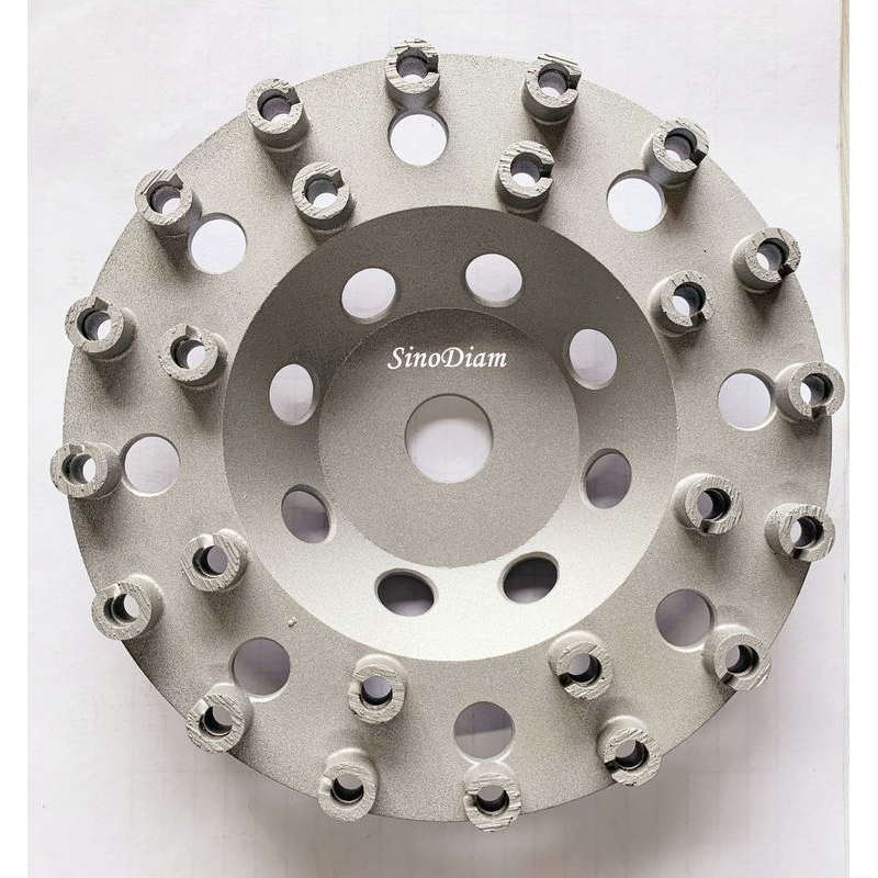 Removal Mastic 4-7 Inch Double Row Diamond Cup Grinding Wheel Featured Image