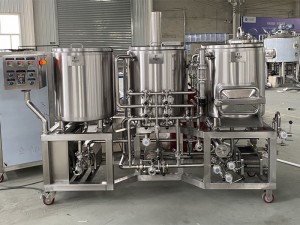 1HL 1BBL Brewery Pilot Sistema di produzione di birra fatta in casa
