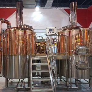 Sistema de microcervejaria Copper Brewhouse