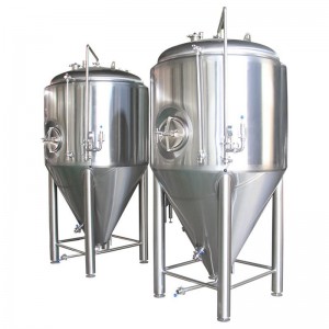 20BBL apvalkots Uni-tank fermentators