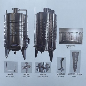 Kommersielt utstyr og utstyr for vinfremstilling