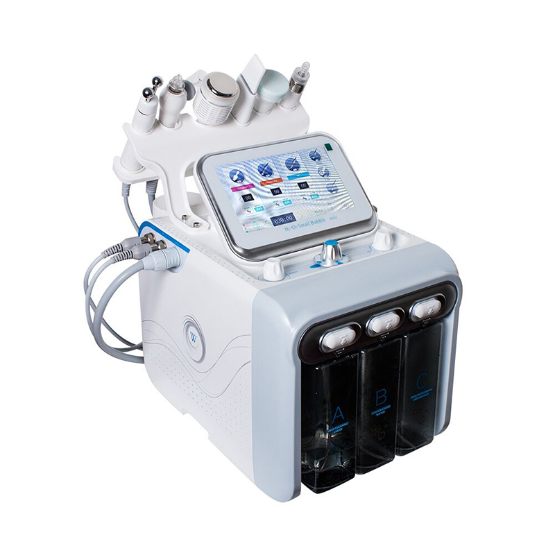 2Multifuctional Diamond Water Microdermabrasion Aqua Clean spa Hydro facial Machine With 3 Serums