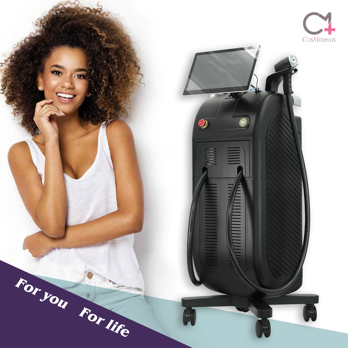 The perfect treatment effect of Diode laser hair removal machine