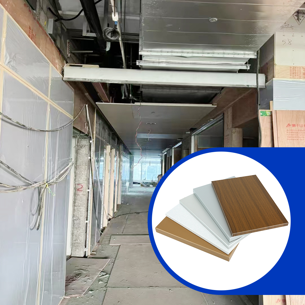 Wholesale Indoor Outdoor Decoration Solic Color High Strength Aluminium Honeycomb Veneer