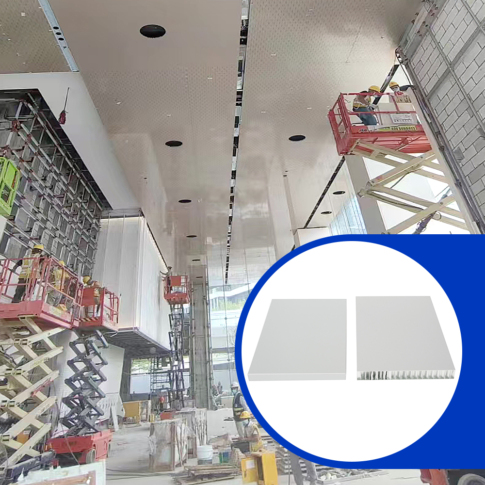 Customized Service Sealed/Unsealed Ceiling PE Coating Aluminium Sandwich Honeycomb Sheet