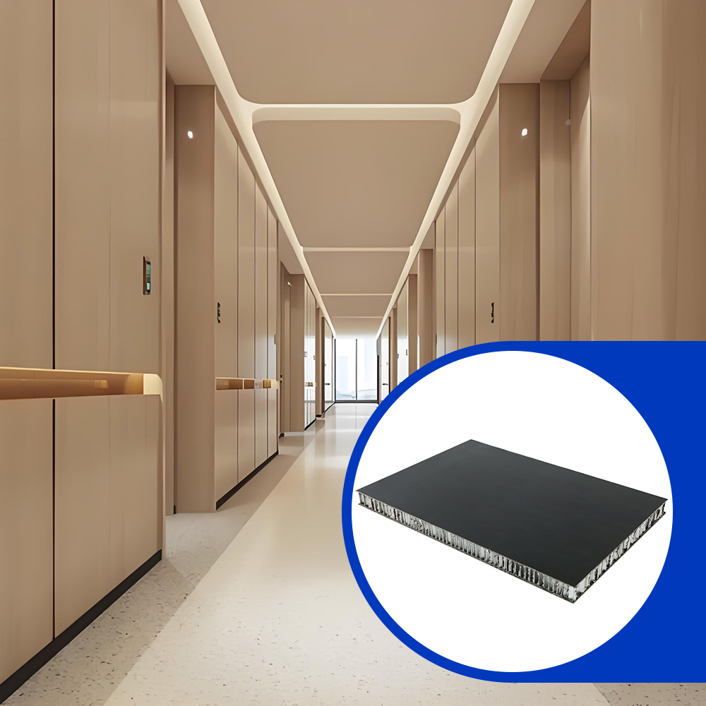 PE Coating Composite Material Indoor Wall White Aluminum Honeycomb Core Sandwich Veneer
