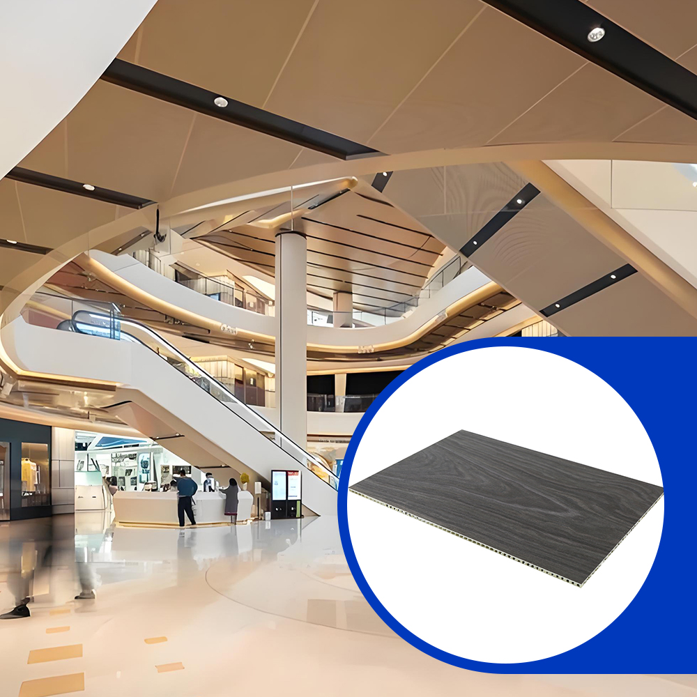 PE Coated Indoor Use Ceiling Material Aluminum Honeycomb Composite Sandwich Sheet