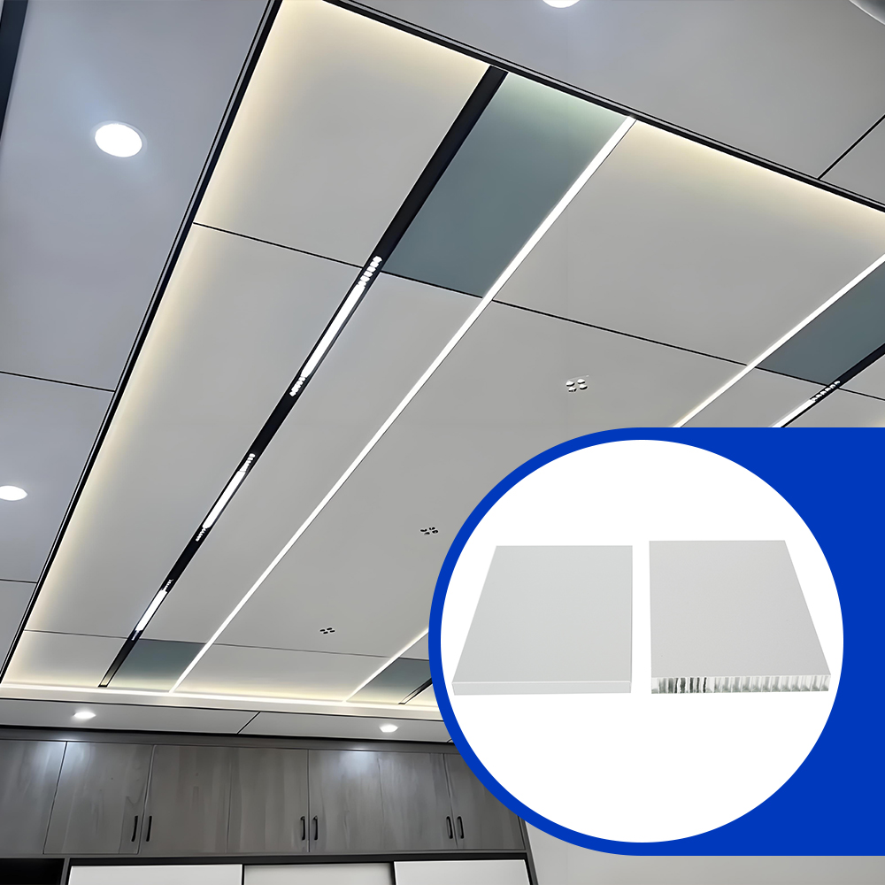Color Customized Service Powder Coated Aluminium Honeycomb Core Sandwich Veneer