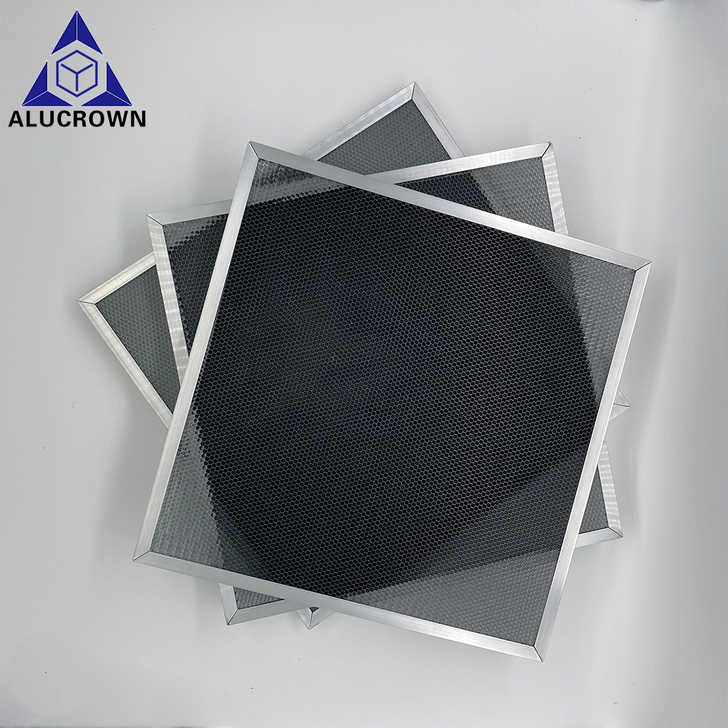 Light Weight Expanded Black Customized Flexible Micro-Holes Aluminium Honeycomb Core