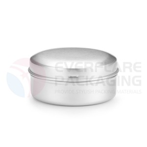 China wholesale 10g Wihte Aluminium Jar Products –  100g aluminium shampoo bar jar – EVERFLARE PACKAGING