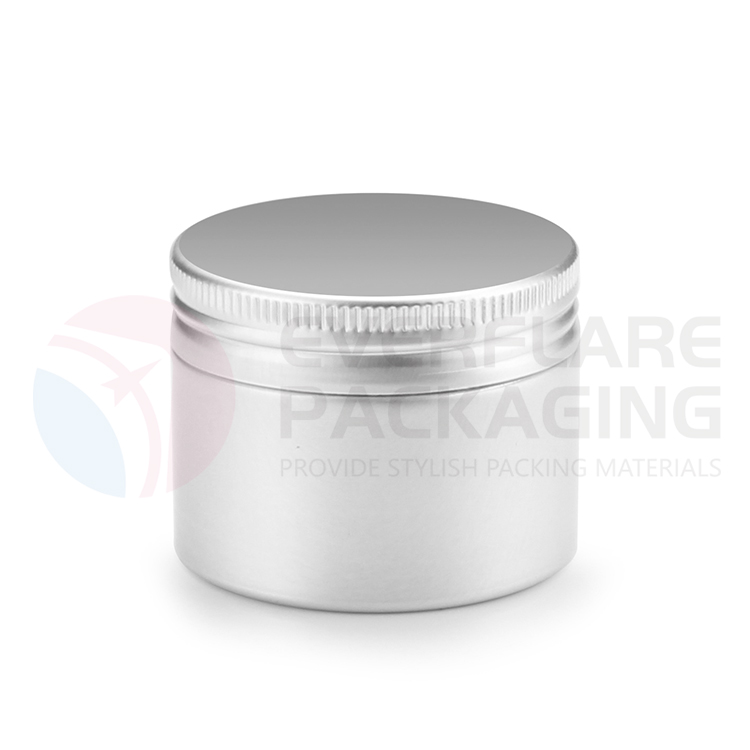 China wholesale Matte Black Aluminium Cosmetic Jar Factories –  100ml aluminium jar for candle – EVERFLARE PACKAGING