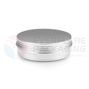 OEM High Quality Aluminum Jar For Cream, Factories –  100ml aluminium cream jar – EVERFLARE PACKAGING