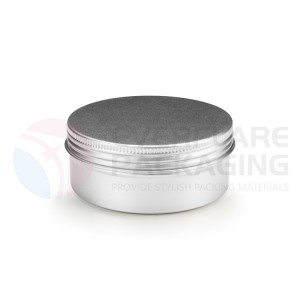 OEM High Quality 100ml Aluminium Jar Suppliers –  150ml aluminium gel jar for polished products – EVERFLARE PACKAGING