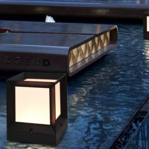 Backyard Pole Lights PL1603 of Full Color RGBW for Walkways and Pathways