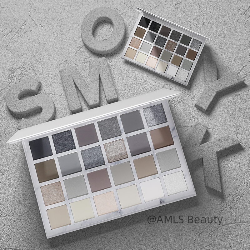 24 shades smoky eyeshadow palette private label