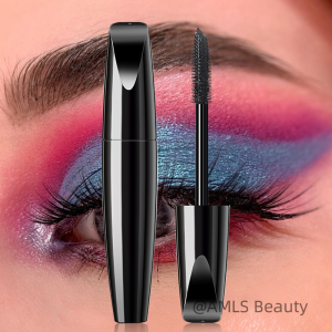 Wholesale Custom Private Label waterproof Long Lasting Volumizing 4D Silk Fiber Eyelash Extension Mascara