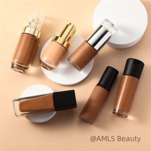 Manufacturer Full Coverage  Foundation Cosmetics Face Foundation Private Label Best OEM Makeup Whitening Liquid Foundation