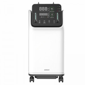 China ZY-10F 10L Medical 95% High Purity Oxygen Concentrator CE Certification with big LED screen factory and manufacturers | Yameina