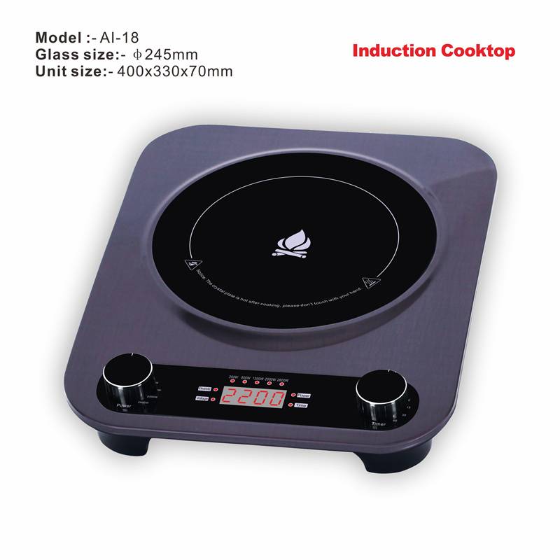 Wholesale Combined Two Induction Burner and Two Infrared Cooktop