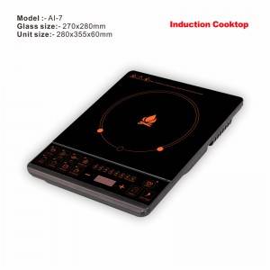 Amor Professional induction cooker AI-7 polished push button electric stove oven With Stable Function