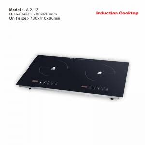 Hot Sale for Smooth Top Electric Range - Amor 2020 new innovation AI2-13 remote controls hotpot Build in double burner for Europe market – AMOR