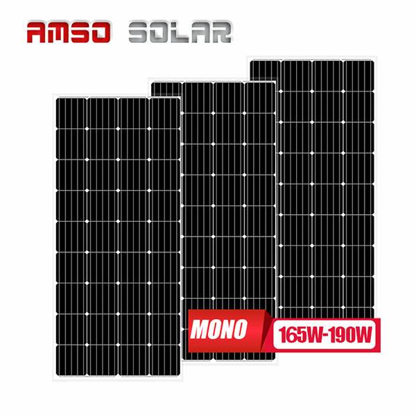 Europe style for High Efficient Solar Panel - 36 cells mono solar panels 165w175w190w – Amso