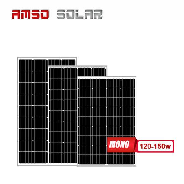 Manufactur standard 36 Cell Solar Panel - Small size customized mono solar panels 120w130w150w – Amso