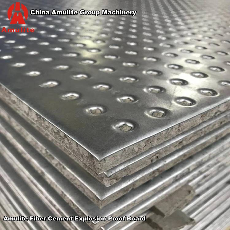 Amulite Fire Resistance Safety High-Strength Blast-Resistant Fiber Cement Explosion-Proof Panels