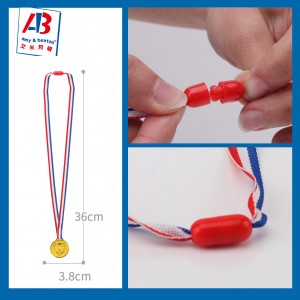 6 Pieces Gold Medals for Kids Medals for Awards Plastic Winner Award Medals for Kids