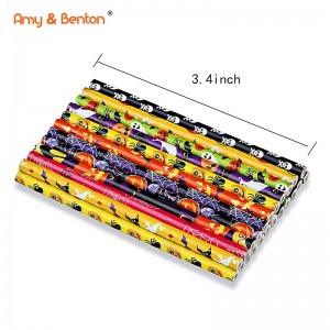 168Pcs Halloween Party Favors for Kids, 24 Pack Assorted Halloween Stationery Set Bulk Kids Trick or Treat Toys