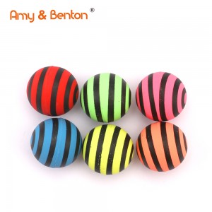 32mm Zebra Bouncing Balls – Set Of 6,High Bounce Bouncy Balls for Kids, Party Favors and Goodie Bag Fillers for Boys and Girls